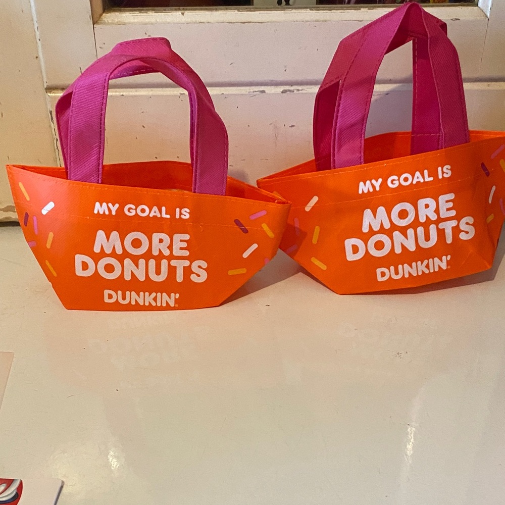 Dunkin Donuts more donuts bag